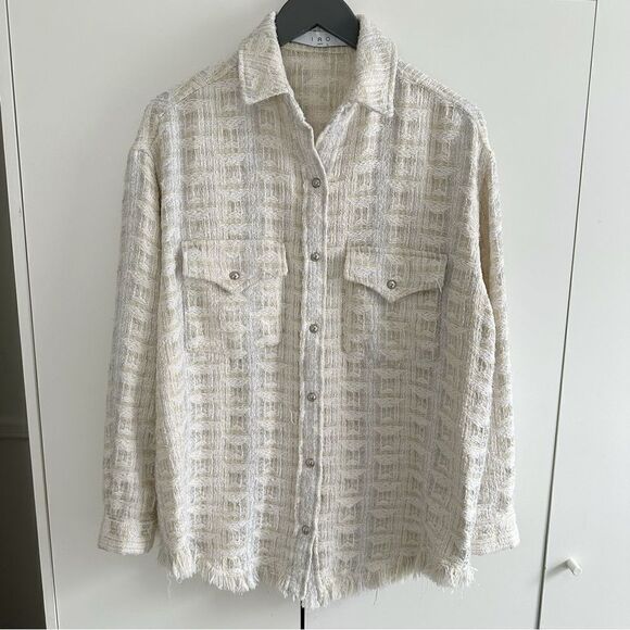 IRO Marsh Fringed Tweed Shacket - Picture 6 of 12